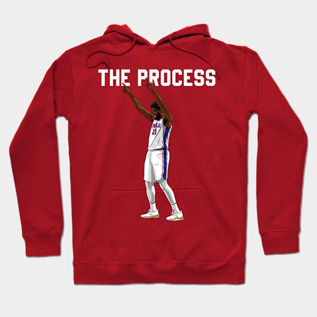 Joel Embiid Hoodie by origin illustrations